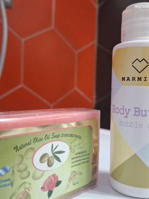 Body butter and olive soap new, sealed