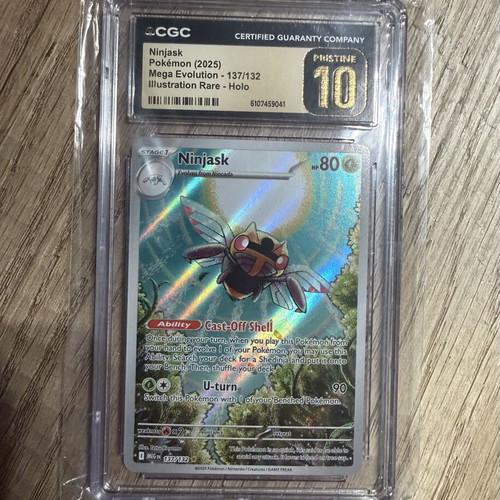 Ninjask Mega Evolution 137/132 CGC Pristine 10 Pokemon card