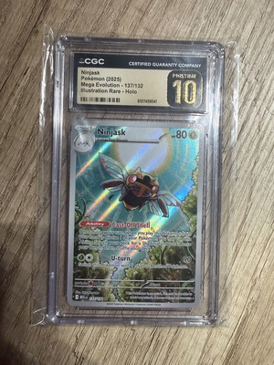 Ninjask Mega Evolution 137/132 CGC Pristine 10 Pokemon card