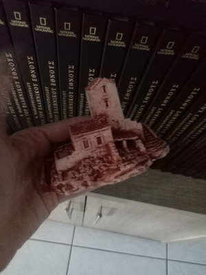 Red ceramic decorative items handmade, high quality