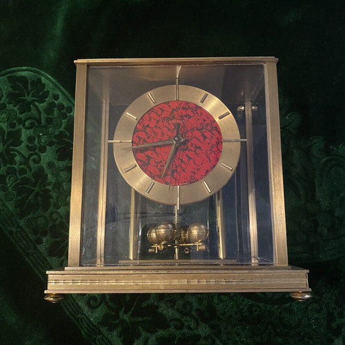 Hettich table clock used, analog, made in Germany