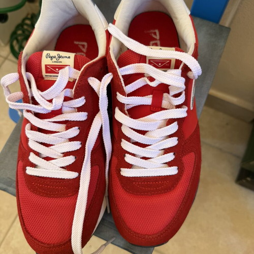 Pepe Jeans sneakers, red, size 42