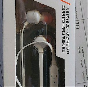 Ακουστικά Handsfree JBL T110 3.5mm Jack - λευκά ΚΑΙΝΟΥΡΓΙΑ