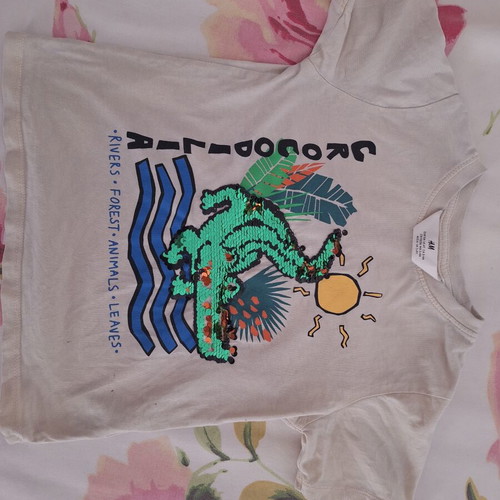 H&M children's t-shirts used, pack of 3, ages 3-4