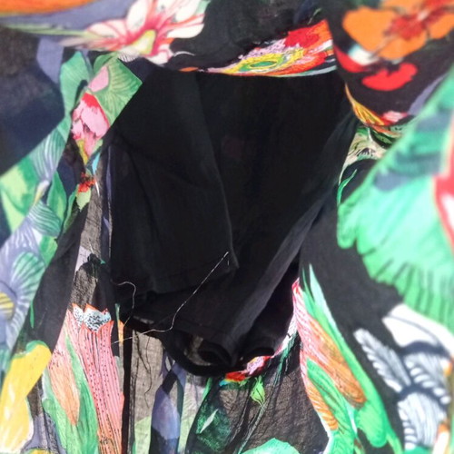 Fullah Sugah wide pants XL floral print new