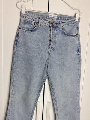 Jean Zara high waist size 38 like new blue jeans