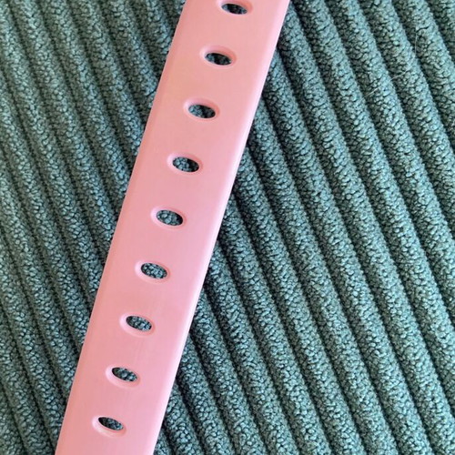 Casio LW 203 women's watch, pink and grey rubber strap