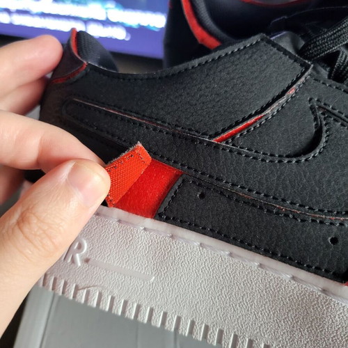 Nike Air Force 1 Low 1/1 Black Chile Red Pine Green new men's sneakers size 46