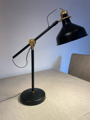 Study lamp like new, black