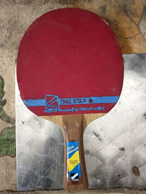 Tiga ping pong racket used, lightly used, 1980s