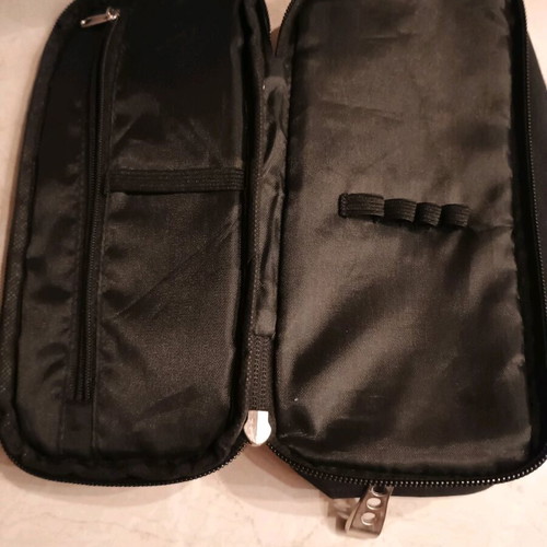No Fear Skully pencil case like new with two compartments