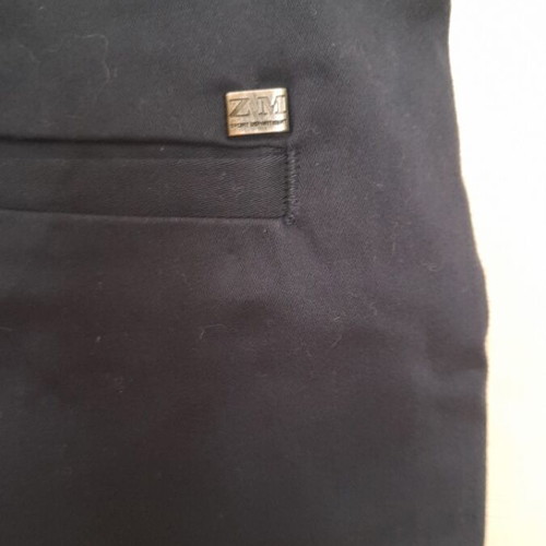 Zara men's pants size L dark blue new