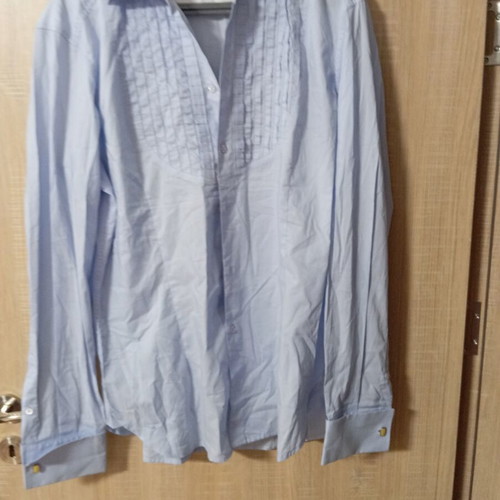 Ermanno Scervino shirt like new, blue, size XL