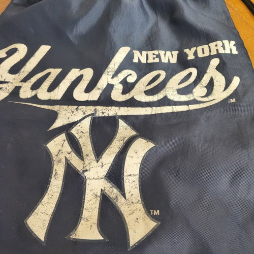New York Yankees nylon backpack, blue