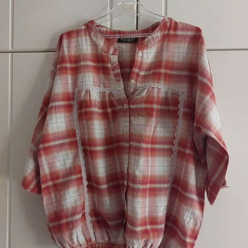 Checked shirt size M used