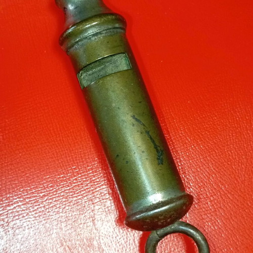 Old whistle used, possibly police from 1950s