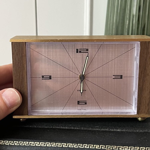 Equity Vintage Mechanical Table Clock-Alarm (70s)