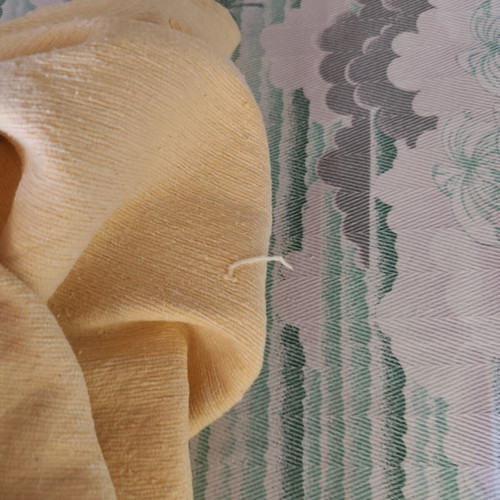 Cotton sofa throw used, 2.20 x 1.90 m