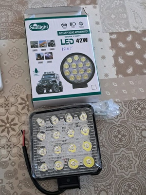 Led work lights 42w for car new
