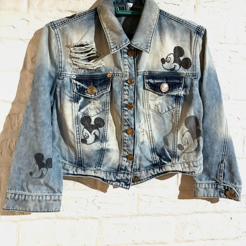 Galliano denim jacket like new, blue, size XL