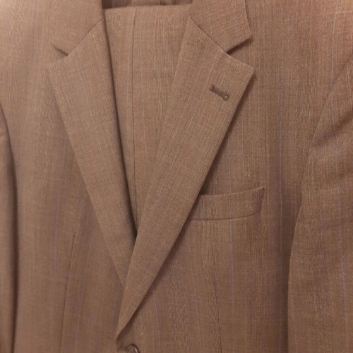 Berto Lucci suit used, gray, jacket size 52, pants size 48