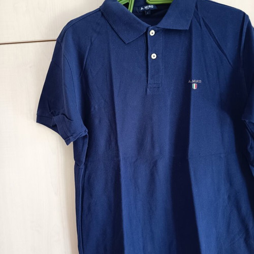Blue men's polo shirt size L like new