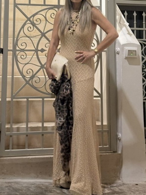 Zara Mermaid Dress like new, beige, size M