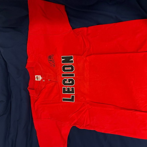 Legion 23 T-shirt used, pique short sleeve, size XL, red