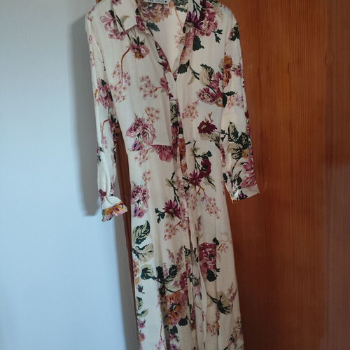 Zara floral dress size L like new, multicolor
