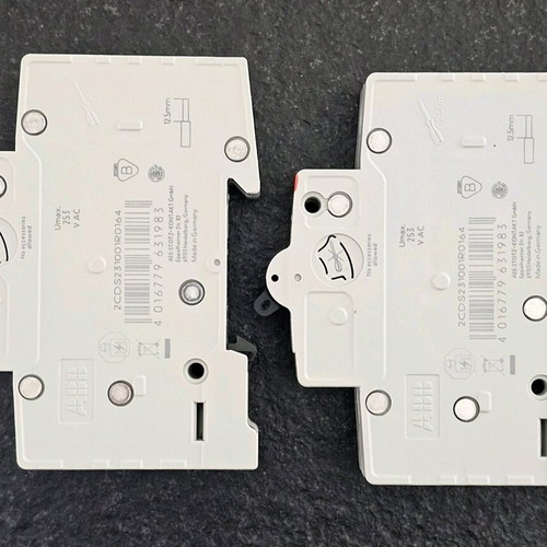 ABB SH201T C16 circuit breakers like new, pack of 2