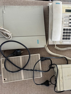 Siemens telephone system used, fully functional