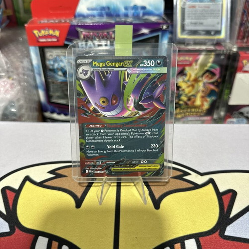 Mega Gengar EX 056/094 Phantasmal Flames Double Rare mint condition