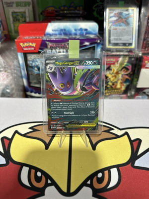 Mega Gengar EX 056/094 Phantasmal Flames διπλά σπάνια κάρτα σαν καινούργια