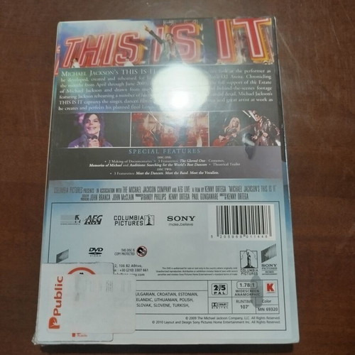 Michael Jackson This Is It 2 DVD Special Edition new, sealed