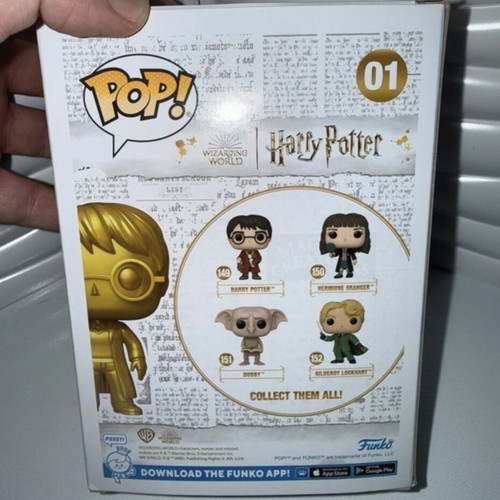 Harry Potter Golden Funko Pop Special Edition like new