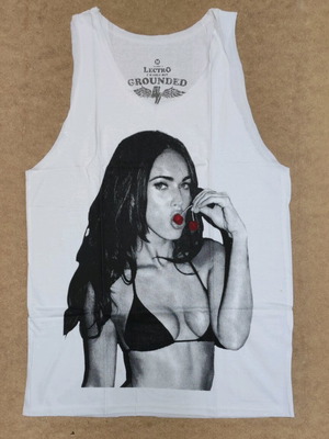 Megan Fox Sleeveless Tank Top new, 100% Cotton, Size M