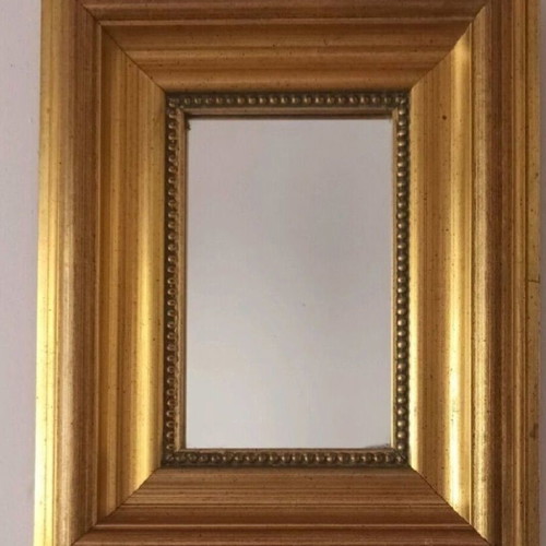 Mirror in frame used 33x25 cm
