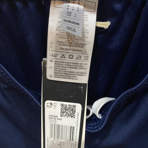 Adidas Entrada 22 shorts new, blue, size M