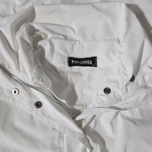 Paranoia white elegant and practical spring-summer parka like new