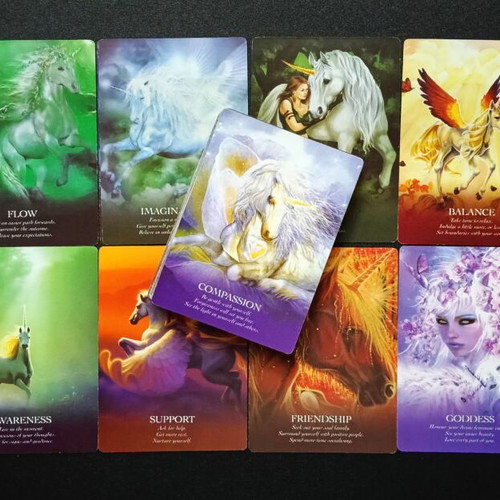 Oracle of the Unicorns card deck like new, magic and spiritual guidance