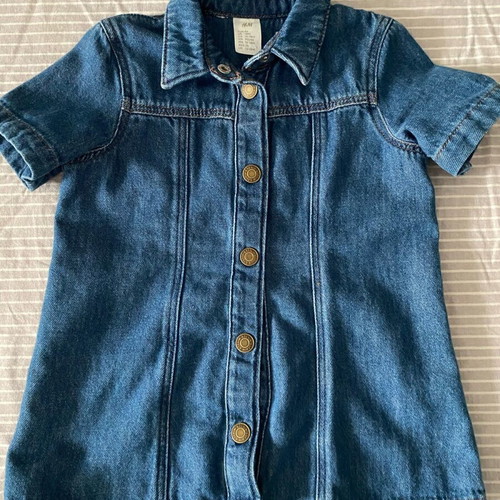Denim dress A-line like new, H&M 18m