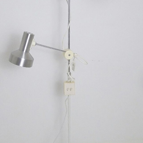 Vintage δαπέδου φωτιστικό με δύο κεφαλές Terence Conran για Maclamp 1970s μεταχειρισμένο