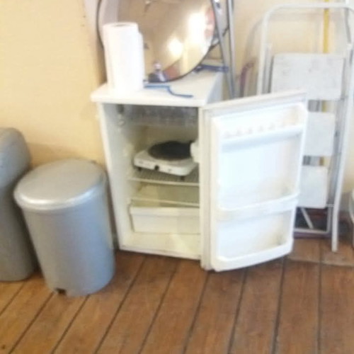Small refrigerator used, functional