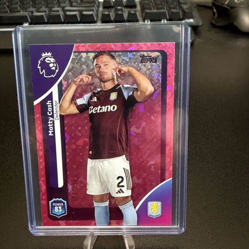 Matty Cash Pink Ice collectible card new