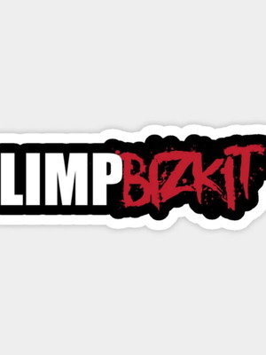 Limp Bizkit αυτοκόλλητο καινούργιο, χειροποίητο γυαλιστερό για λάπτοπ