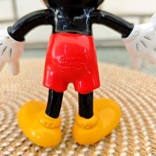 Disney Mickey Mouse vintage bendy figures used from Applause 90s