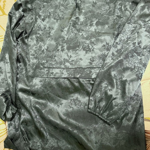 Nidodileda satin top new, green, size S
