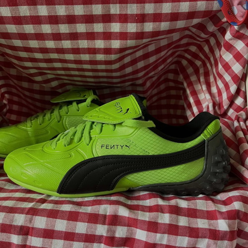 Fenty X Puma sneakers, green, size 40