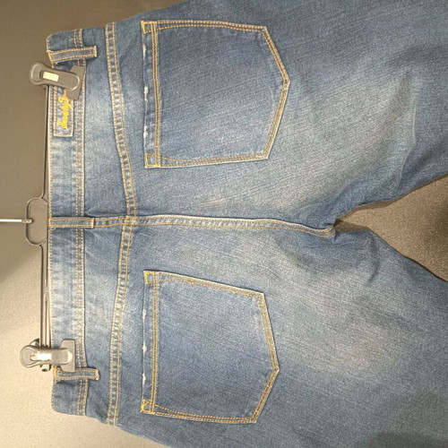 A.S. 98 denim bermuda shorts like new, size M, gray and blue