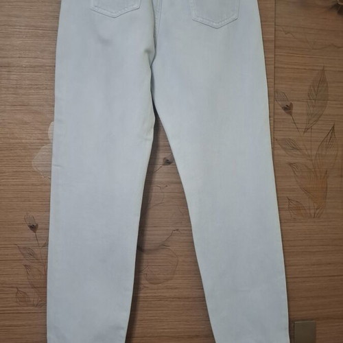 Mango girls' denim jeans like new, braided waist, adjustable size 164 cm